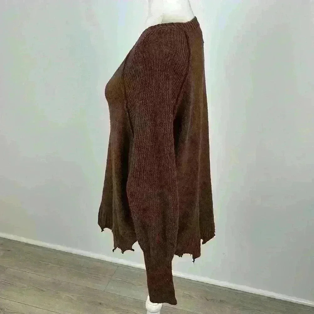 Rue 21 Brown V-Neck Pullover Sweater Size XS - Picture 3 of 7